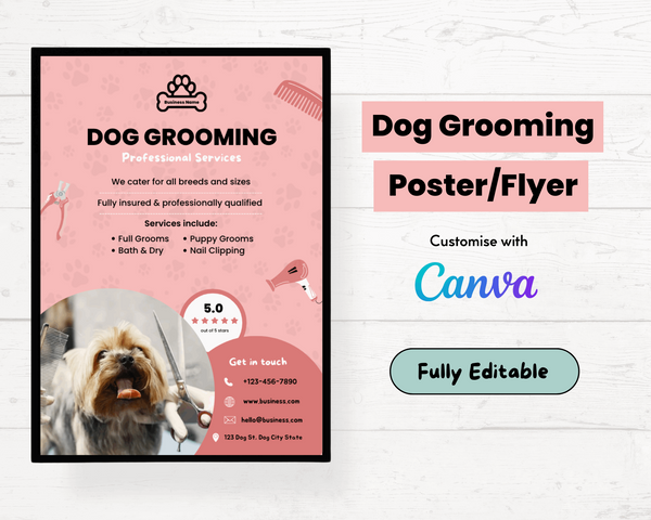 Dog store clipping services