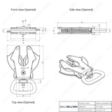 BullyBillows 1.2m Swivel Combat Lead