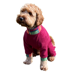 Pawsome Suits - 4 Leg Dog Suit Check and Tartan Mulberry