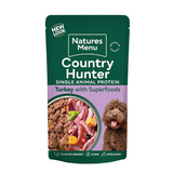 Natures Menu Country Hunter Turkey with Superfoods Pouch