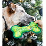 Grinch Bone Dog Toy