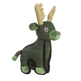 House of Paws Green Tweed Deer Dog Toy