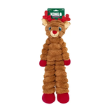 KONG Holiday Shakers Crumples Reindeer Dog Toy XL