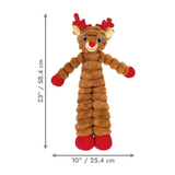 KONG Holiday Shakers Crumples Reindeer Dog Toy XL