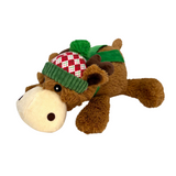 KONG Cozie Holiday Reindeer Dog Toy