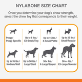 Nylabone Extreme Tough Dog Chew Toy Wooden Stick, Durable, Cleans Teeth, Bacon Flavour, XL, for Dogs Over 23 kg
