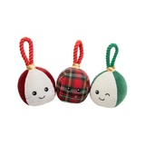Rosewood Cupid and Comet Bauble Buddie Plush Dog Toy