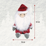 Rosewood Cupid and Comet Santa Dog Toy