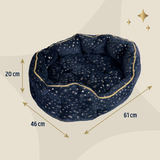 Rosewood Starry Night Oval Dog/Cat Bed