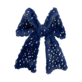 Rosewood Sparkly Navy Slide on Dog Bow